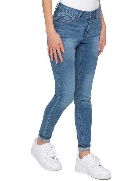 Enzo | Womens Magic Shaping Skinny Fit Jeans - Image 2