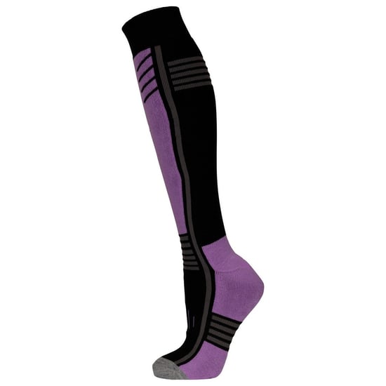 Trespass - "Icy" Skisocken für Herren/Damen Unisex (Schwarz/Violett) - Image 3