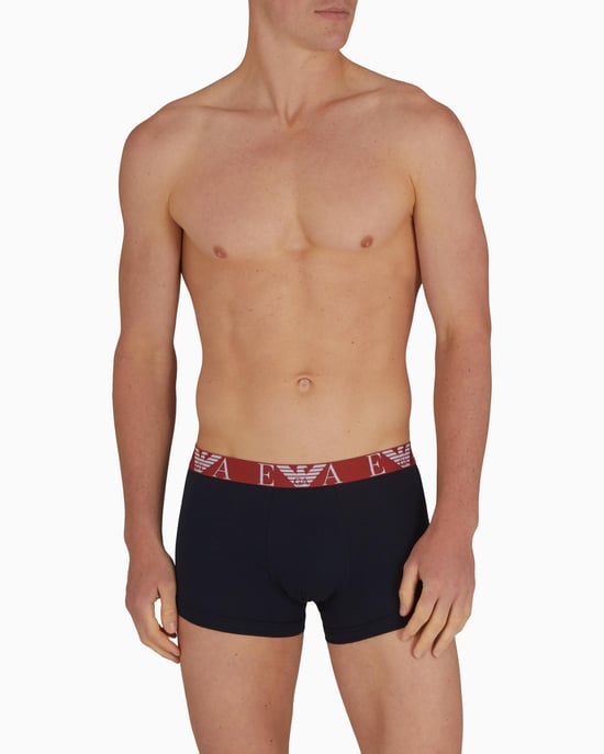 Emporio Armani 3er-Pack Herren Boxershorts mit auffälligem Monogramm-Logo - Image 1