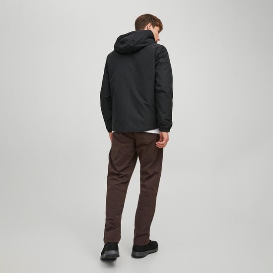 Jack & Jones Men's Long Sleeves Sprinter Outdoor Jacket Black