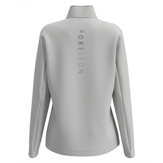 Forelson - "Broadway" Base Layer Oberteil mit kurzem Reißverschluss für Damen - Emblem (Grau) - Image 2