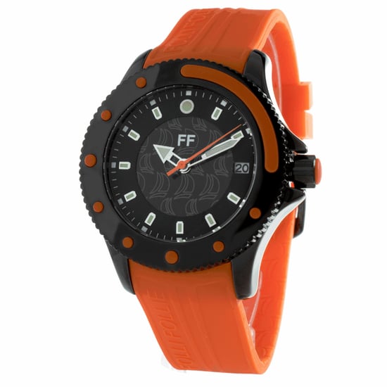 Folli Follie Mens Watch  Quartz  black orange