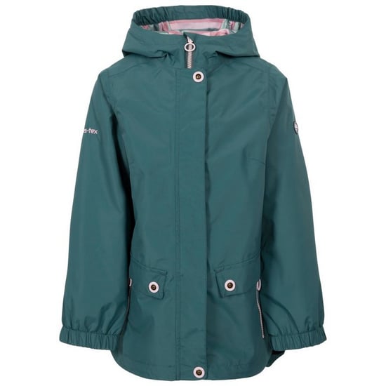 Trespass Girls Flourish TP75 Waterproof Jacket (Spruce Green)