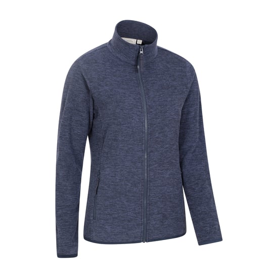 Mountain Warehouse Damen/Damen Snowdon II Melange Full Zip Fleece Jacke (Dunkelblau) - Image 2