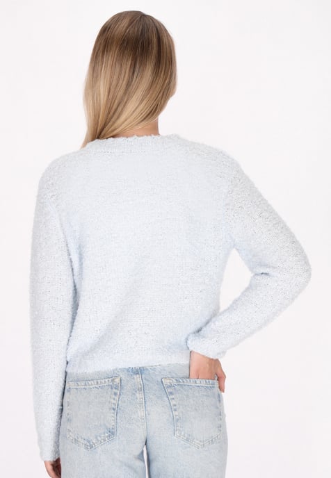 Mymo Pullover Damen hellblau - Image 4