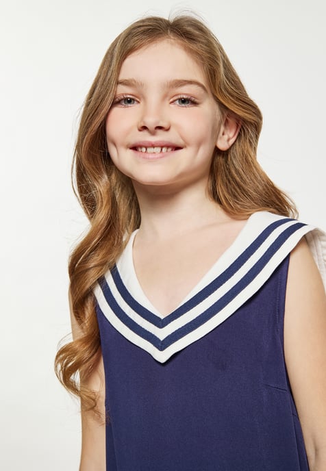 Dreimaster Kleid Mädchen (Kids) Marine - Image 5