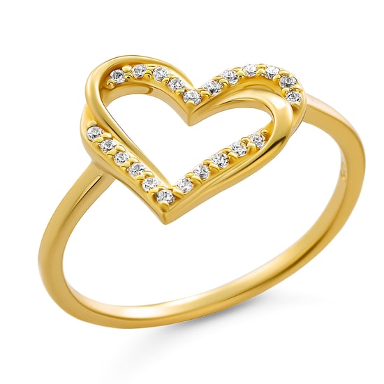 Orphelia 'Cecilia' Damen-Ring aus 925er Sterlingsilber – Gold ZR-7584/G - Image 2