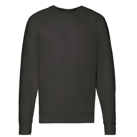 Fruit of the Loom - Sweatshirt für Herren/Damen Unisex Raglanärmel (Schwarz) - Image 1