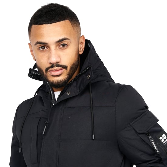 Crosshatch - "Milwaka" Jacke für Herren (Schwarz) - Image 3