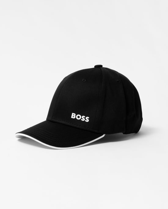 Einkaufen Für Boss Bold Baumwoll-Herrenschwarzkappen - Image 1