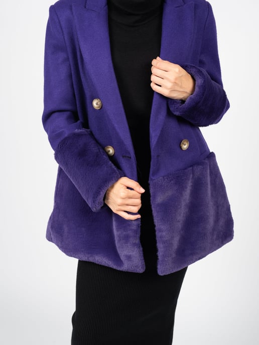 Silvian Heach Mantel Nichiren Damen violett - Image 5