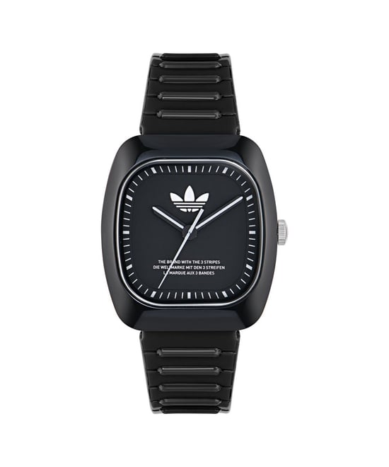 Adidas Originals Retro Wave Zwei Unisex schwarze Uhr AOSY24531 - Image 1