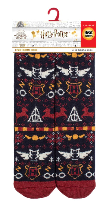 Damen Neuheit Harry Potter Socken | Wärmehalter Lite | Winter warm Spaß Muster Socken für Frauen - Harry Potter - Image 2