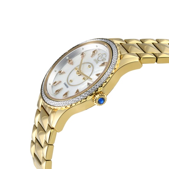 Siena Schweizer Quarz MOP Zifferblatt 316L Edelstahl Diamant Uhr - Image 2