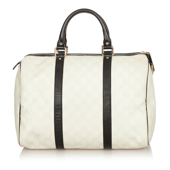 Vintage Gucci GG Supreme Joy Boston Bag White - Image 3