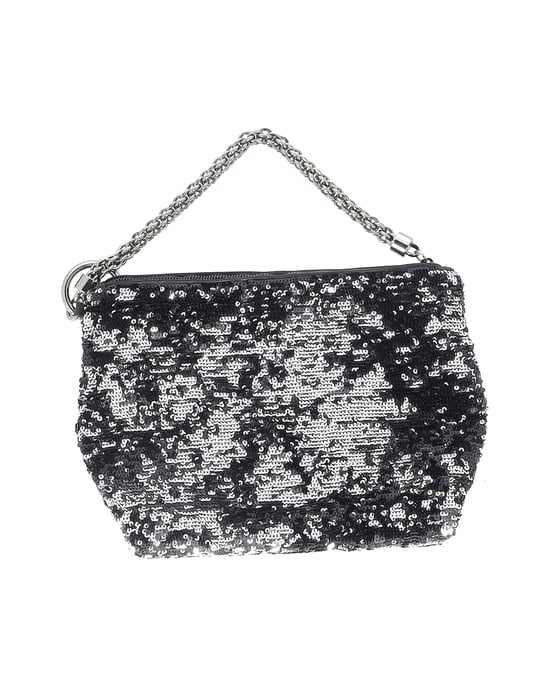 Jimmy Choo Medium Callie Clutch Tasche aus schwarzen Pailletten - Image 1
