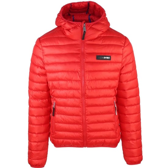 Plein Sport Gefütterte Kreis Logo Rote Jacke - Image 1