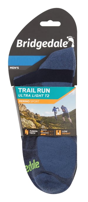 Bridgedale - Ultraleichte Merino-Laufsocken für Herren - Blau - Image 2