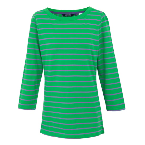 Regatta Womens/Ladies Baylette II Striped T-Shirt (Green)