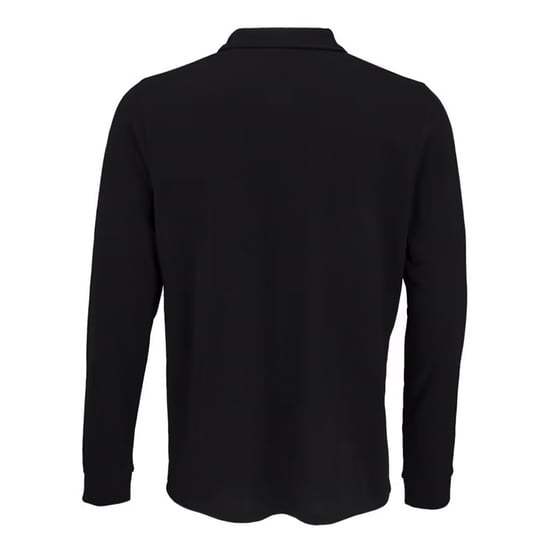 SOLS - Poloshirt für Herren/Damen Unisex Langärmlig (Schwarz) - Image 2