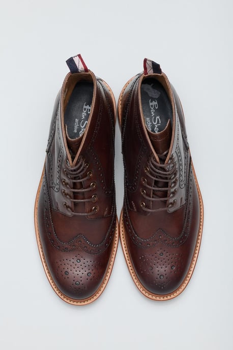 Ben Sherman Arthur Braune Herrenstiefel Aus Leder - Image 3