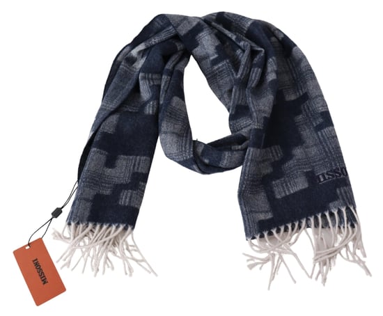 Châle unisexe en tricot cachemire multicolore pour hommes Missoni - Image 3