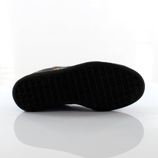 Puma States x Swash Samovar Black Patterned Leather Mens Trainers 360076 01