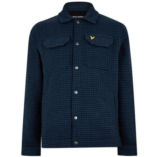 Strukturierte, schlammblaue Jacke von Lyle & Scott - Image 1