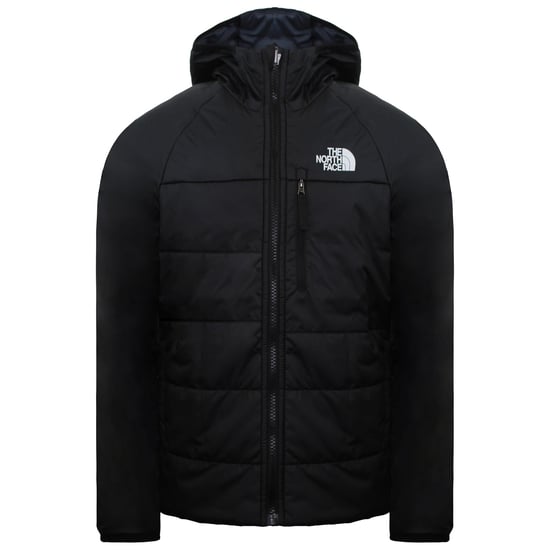 The North Face Wendbare, schwarz/marineblaue Wattierte Kinderjacke - Image 1