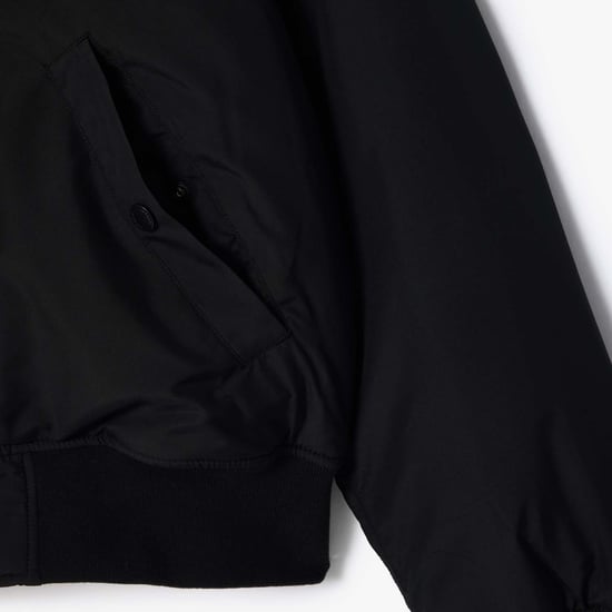 Men's Lacoste Water-Repellent Padded Bomber Jacket in Multi colour