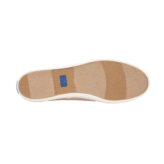Keds Triple CVO Metallic Canvas Rose Gold Shoes with Rubber Outsole