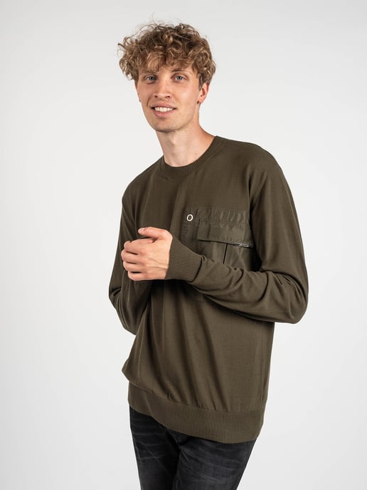 Les Hommes Pullover Herren grün - Image 3