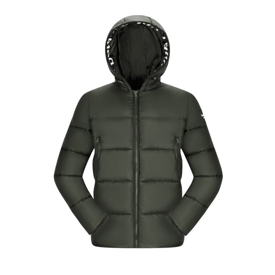 Winterjacke für Männer von der Marke Ballin Est. 2013. Die Jacke besteht aus hochwertigem Polyester und hat eine normale Passform. Die Jacke hat einen Reißverschluss von oben nach unten und lässt sich leicht auf dem Fahrrad, Moped oder Roller tragen. - Image 2