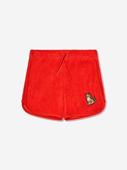 KENZO Boys Kotora Shorts in Red