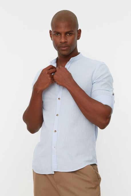 Trendyol Garçon Tippet Bras standard basique Chemise - Image 3