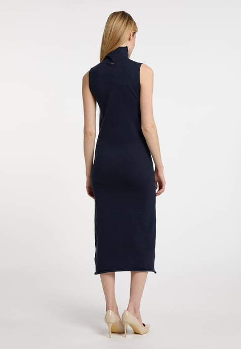 Dreimaster Strickkleid Damen Marine - Image 3