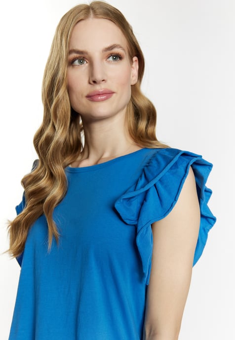 Dreimaster T-Shirt Damen blau - Image 5