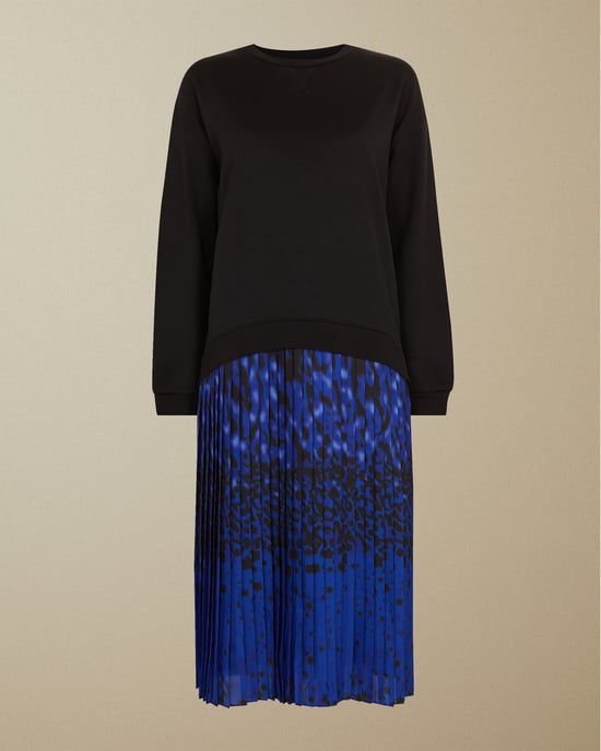 Robe pull fantaisie imprimé topaze Mokara, bleu foncé par Ted Baker - Image 4