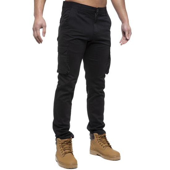 Enzo | Herren Cargo-Hose - Schwarz - Image 3