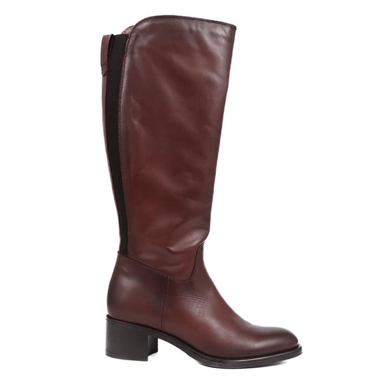 Jones Bootmaker Donatella Knee High Leather Boots - Image 2