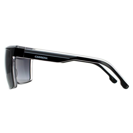 Carrera Shield Unisex Schwarz Weiß Dunkelgrau Gradient Sonnenbrille - Image 3