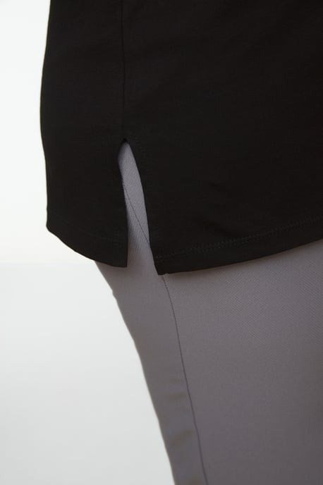 Cool Comfort Plus Size T-Shirt in Schwarz - Image 4