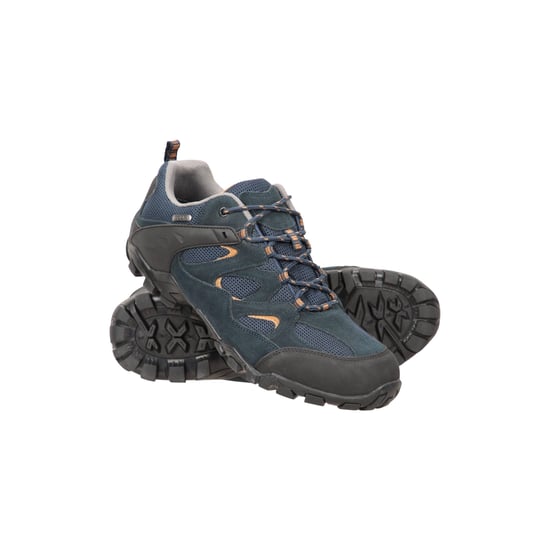 Mountain Warehouse Herren Curlews Wasserdicht Wildleder Wanderschuhe (Navy) - Image 1