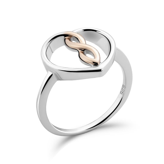 Orphelia 'Delilah' Damen-Set aus 925er Sterlingsilber: Halskette + Ohrringe + Ring – Silber/Rosé SET-7475 - Image 5