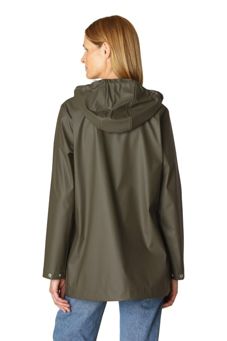 Ilse Jacobsen Rain Coat Army Green - Image 2