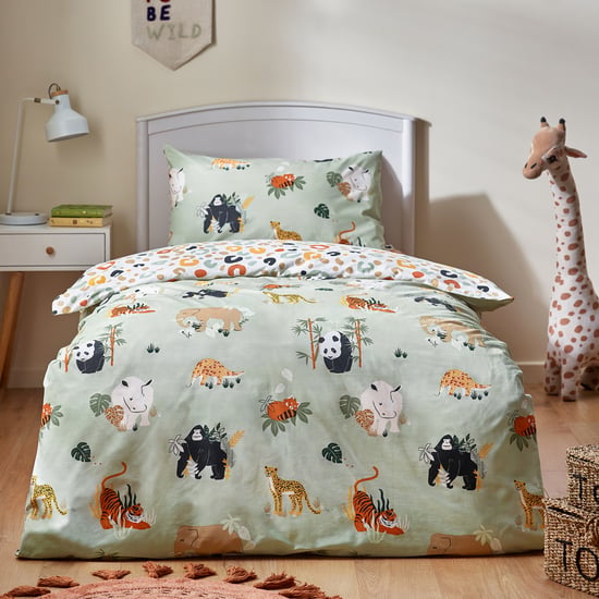 little furn. Wendbares Bettbezug-Set mit Wildtier-Motiv - Image 4
