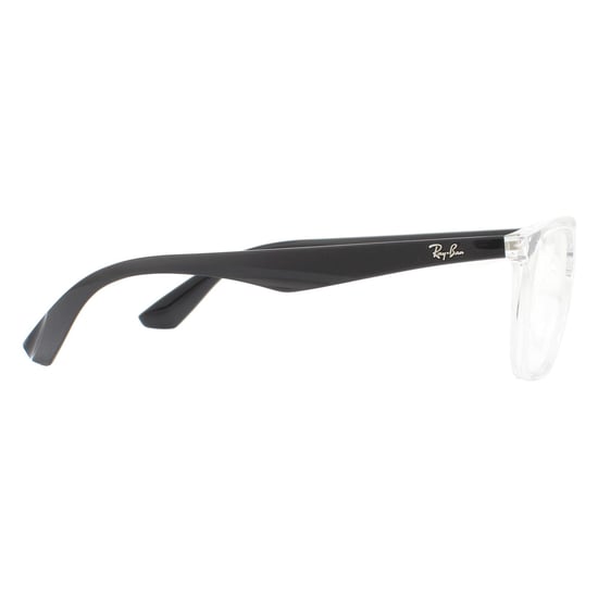 Ray-Ban Brillenfassung RX7047 5943 Transparent und Schwarz für Herren und Damen - Image 4