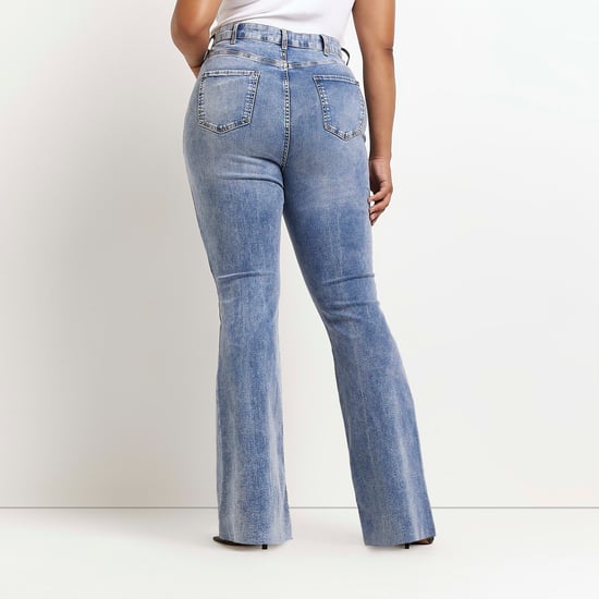 River Island Womens Jeans Plus Size - Blue