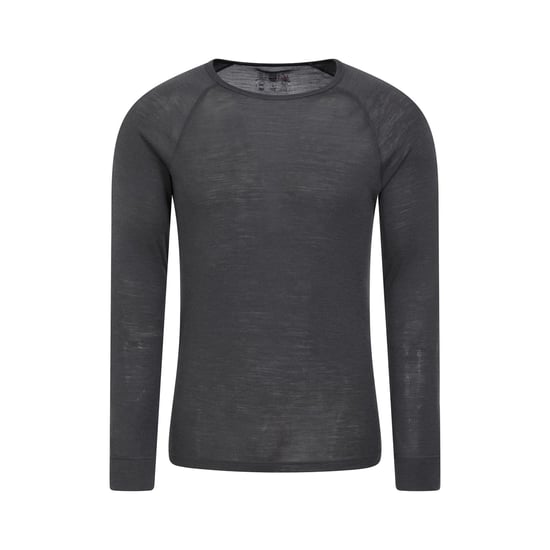 Mountain Warehouse Mens Merino Wool Thermal Top (Grey)