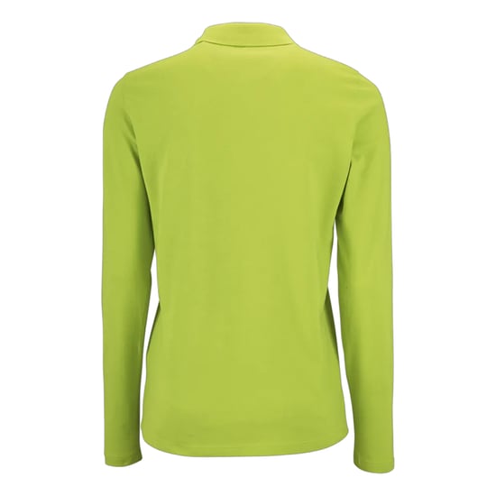 SOLS - "Perfect" Poloshirt für Damen Langärmlig (Apfelgrün) - Image 2